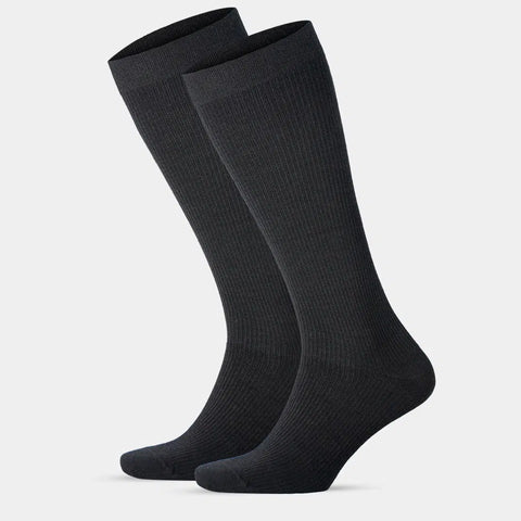 Merino Wool Compression Socks For Women Men, 15-20 MmHg Knee High Socks