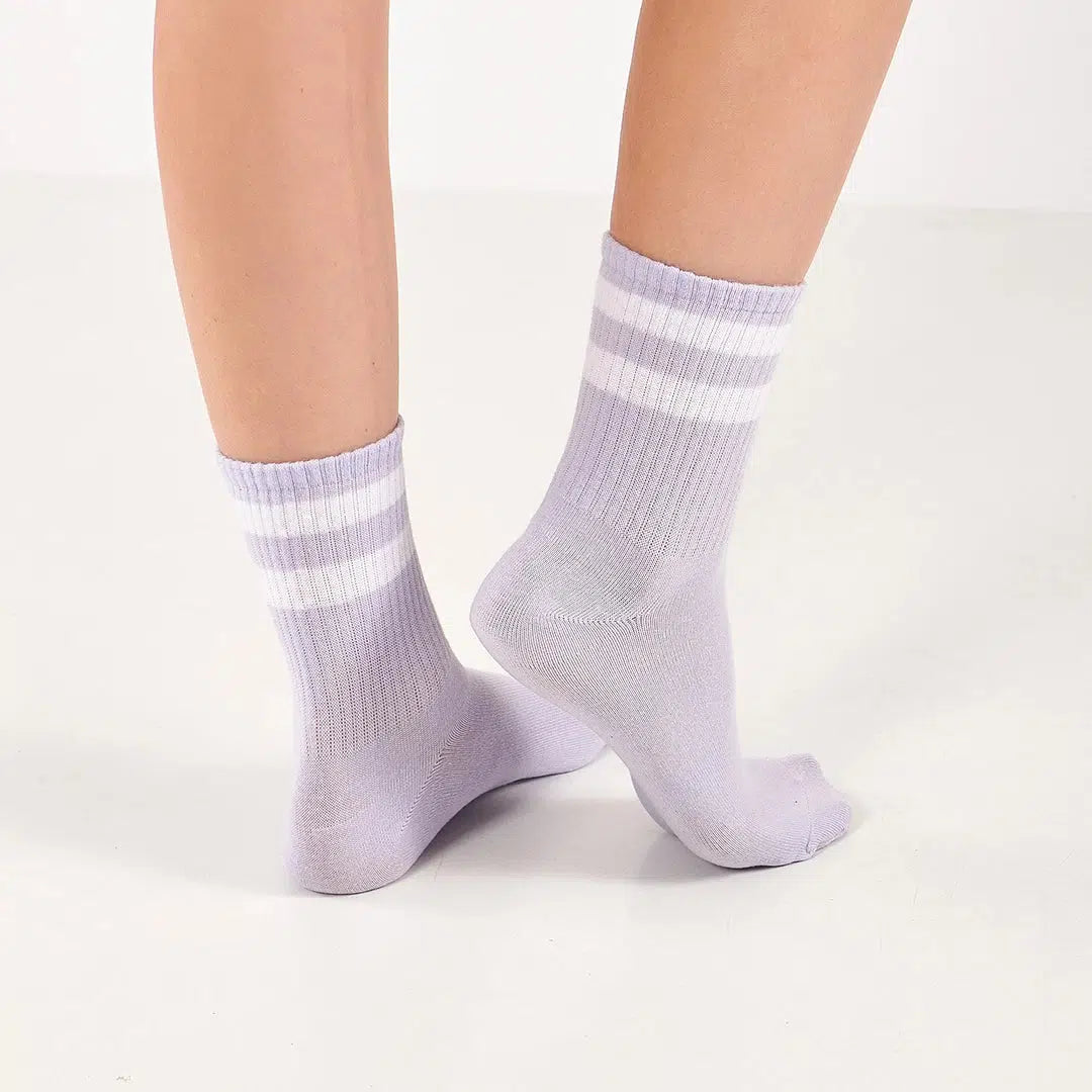 GoWith-lilac-striped-retro-socks-for-women