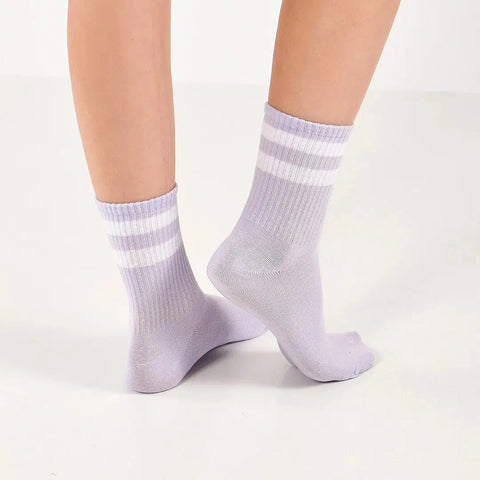 GoWith-lilac-striped-retro-socks-for-women
