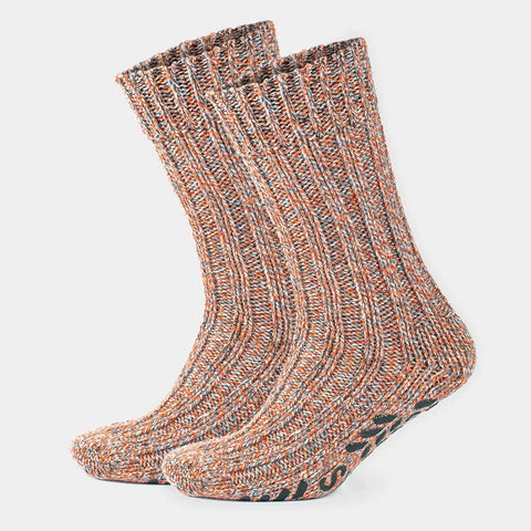 GoWith-men-hospital-grip-socks-orange-2-pairs