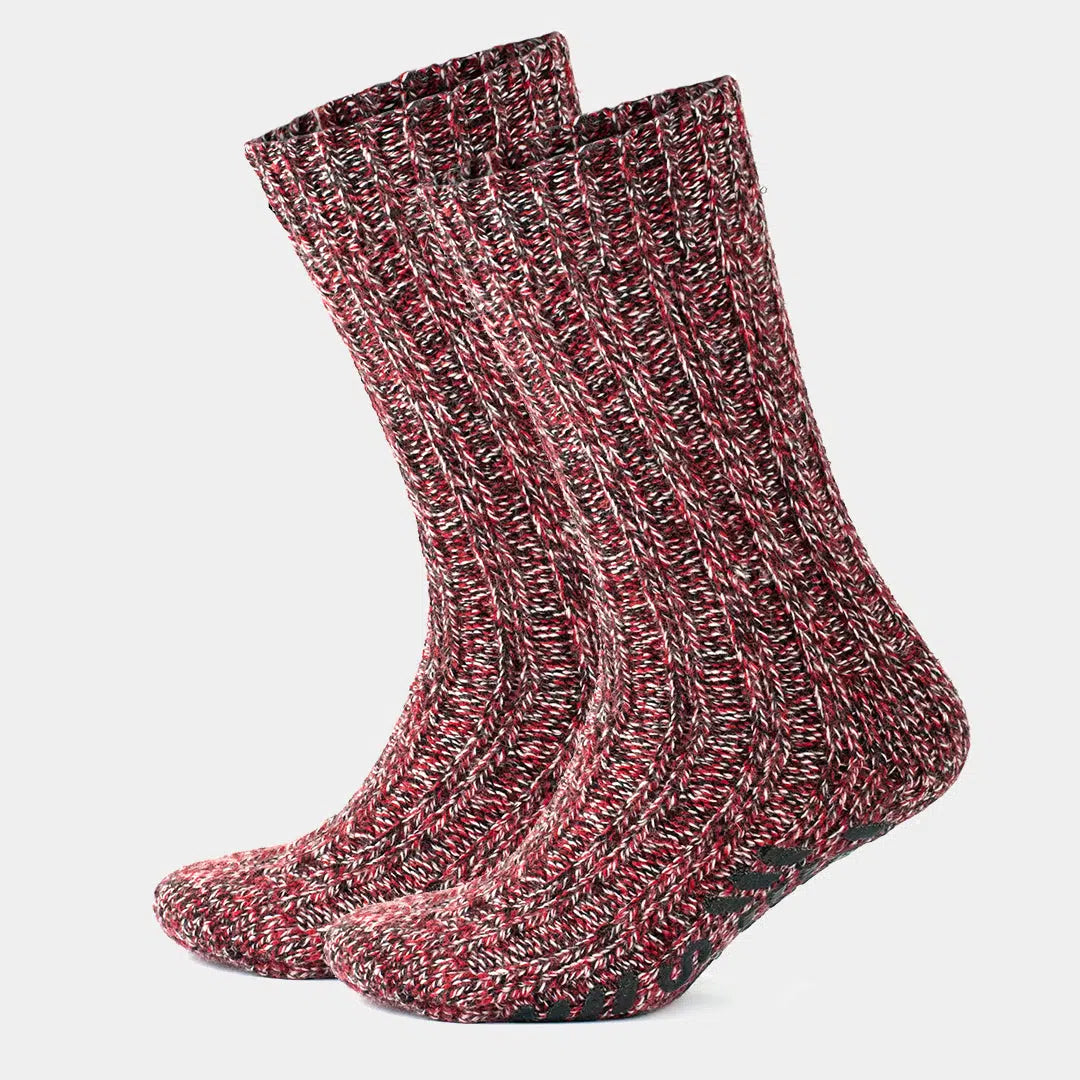 Socks with treads on bottom deals