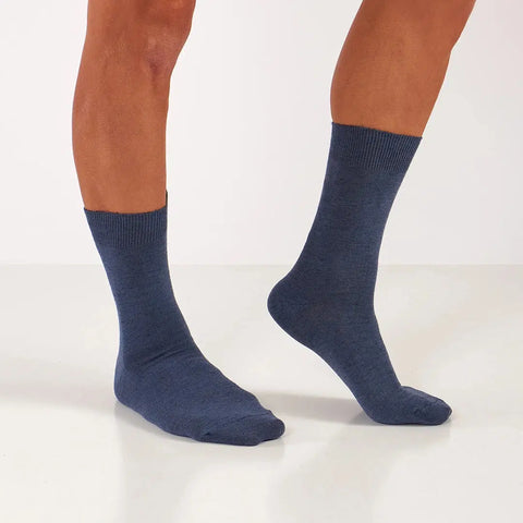 Men's Colorful Cotton & Linen Blend Thin Dress Socks – GoWith