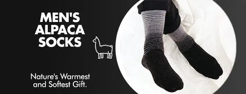 GoWith men's alpaca wool socks collection banner mobile