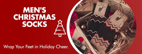 GoWith men's christmas socks collection banner mobile