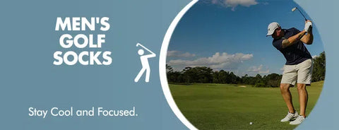 GoWith men's golf socks collection banner mobile