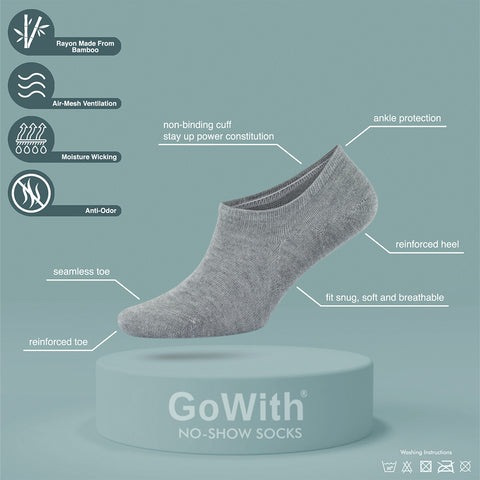 Men's No Show Dress Socks 3-Pack & 6-Pack Men's No Show Dress Socks 3-Pack & 6-Pack