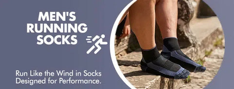 GoWith men's running socks collection banner mobile