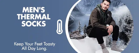 GoWith men's thermal socks collection banner mobile