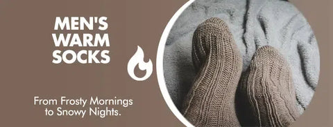 GoWith men's warm socks collection banner mobile