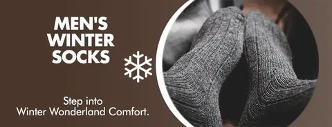 GoWith men's winter socks collection banner mobile