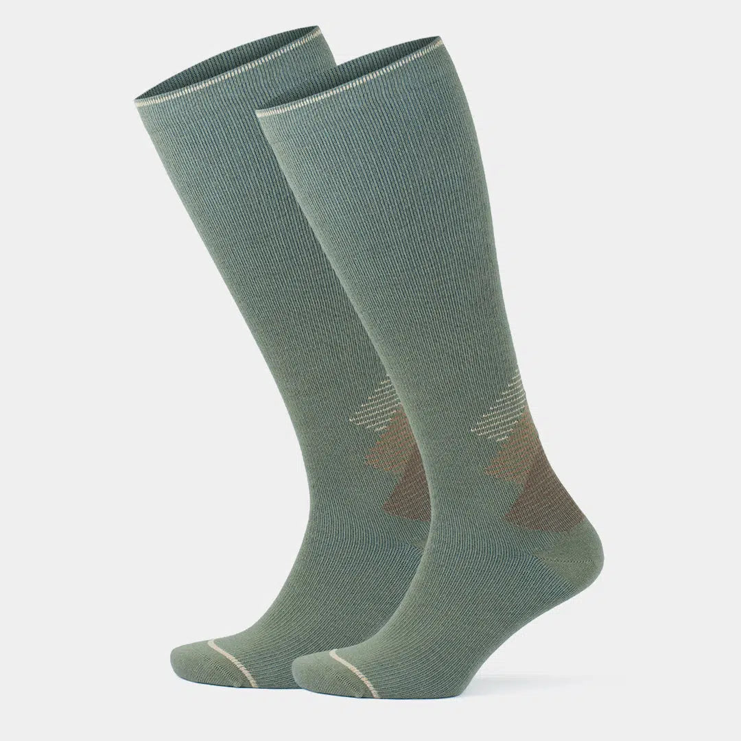 GoWith-merino-wool-compression-socks-green-2-pairs