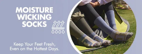 Moisture Wicking Socks Men Women Stop Sweating GoWith