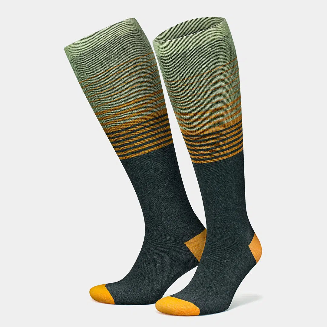 GoWith-orange-bamboo-compression-socks-1-pair