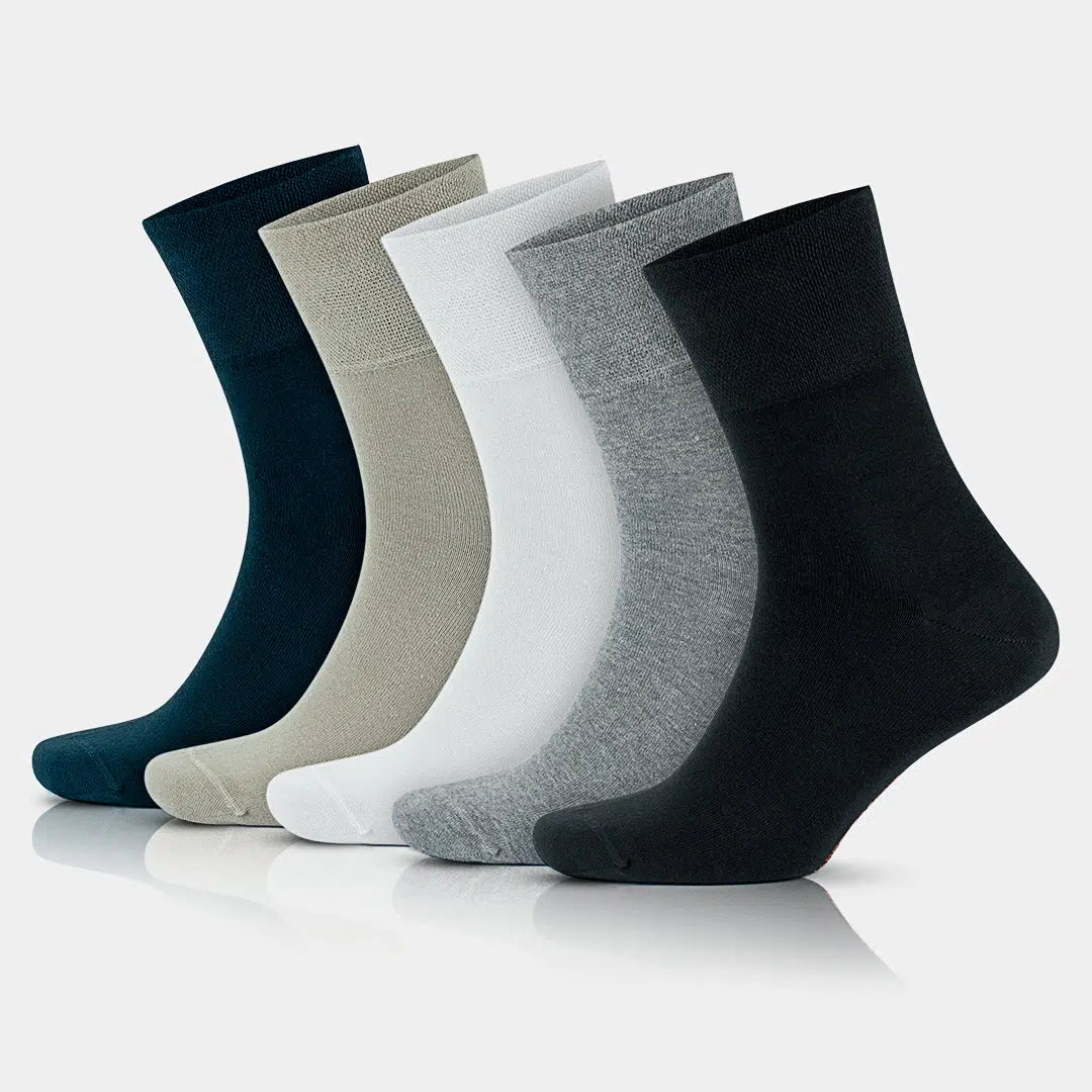 Men's Organic Cotton Diabetic Crew Socks