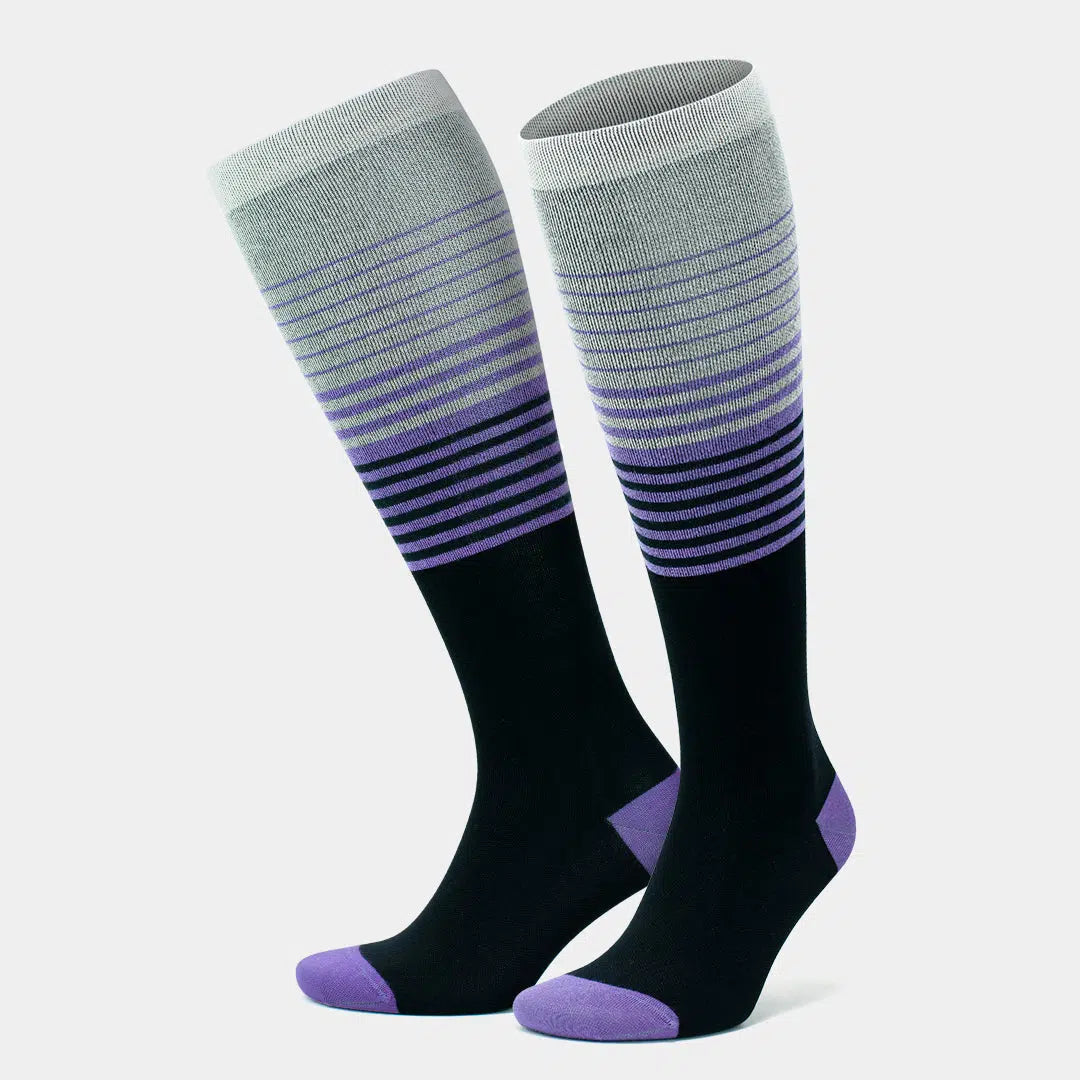 GoWith-purple-bamboo-compression-socks-1-pair