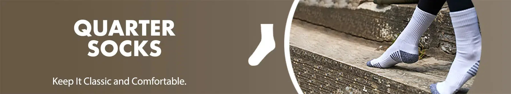 GoWith quarter socks collection banner desktop