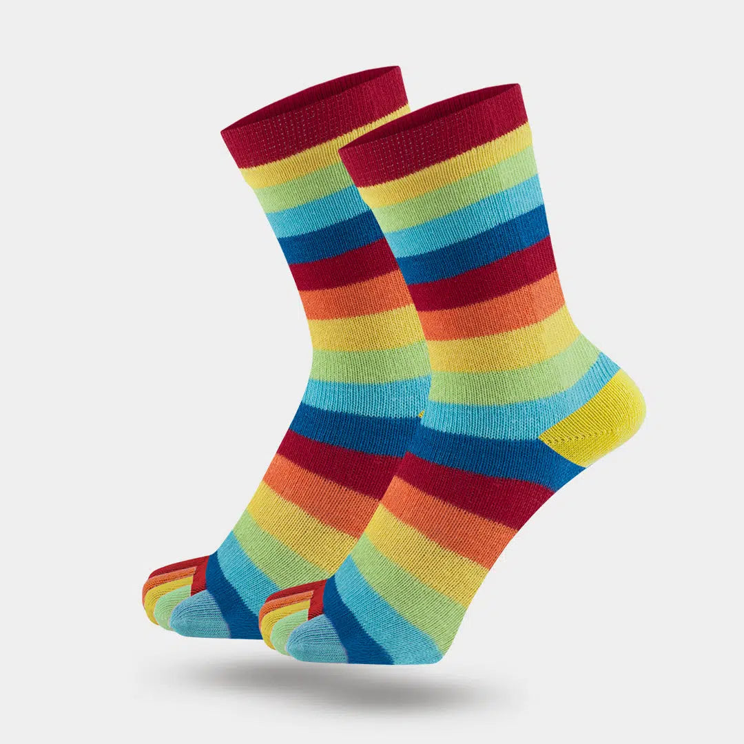 GoWith-sock-with-toes-colorful-striped-2-pairs