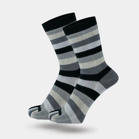 GoWith-socks-with-toes-black-striped-2-pairs