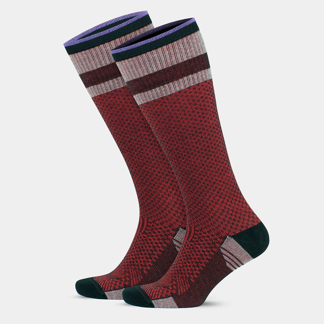 GoWith summer compression socks red black 2 pairs