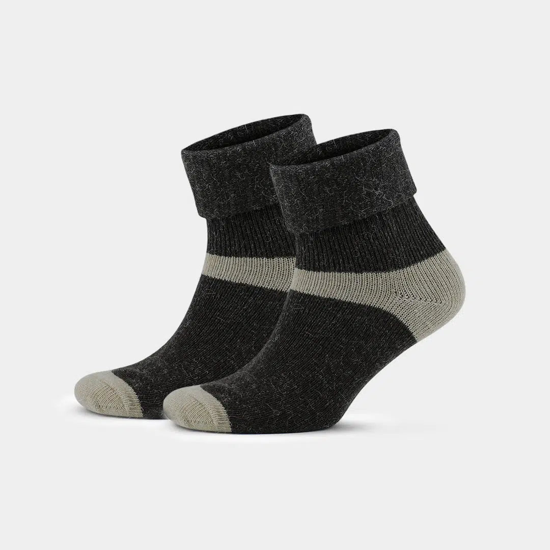 thick-ankle-socks-brown-beige-2-pairs-GoWith
