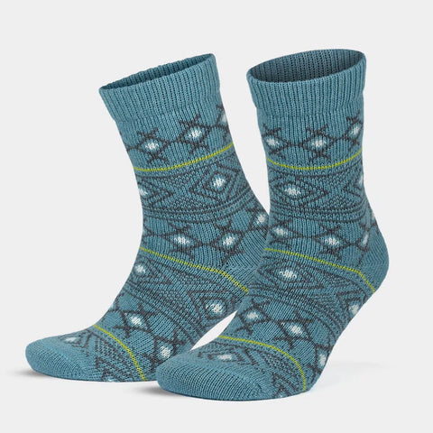 GoWith-vintage-nordic-socks-turquoise-1-pair