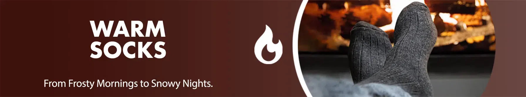 GoWith warm socks collection banner desktop