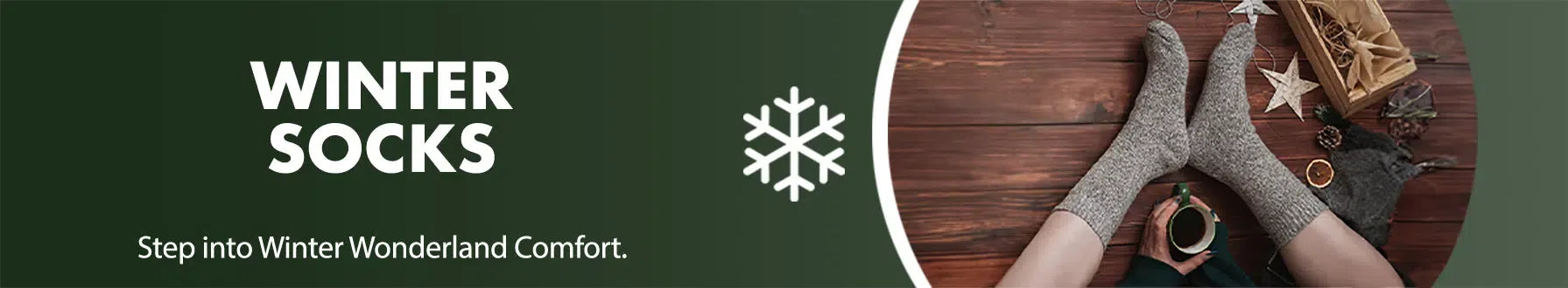 GoWith winter socks collection banner desktop
