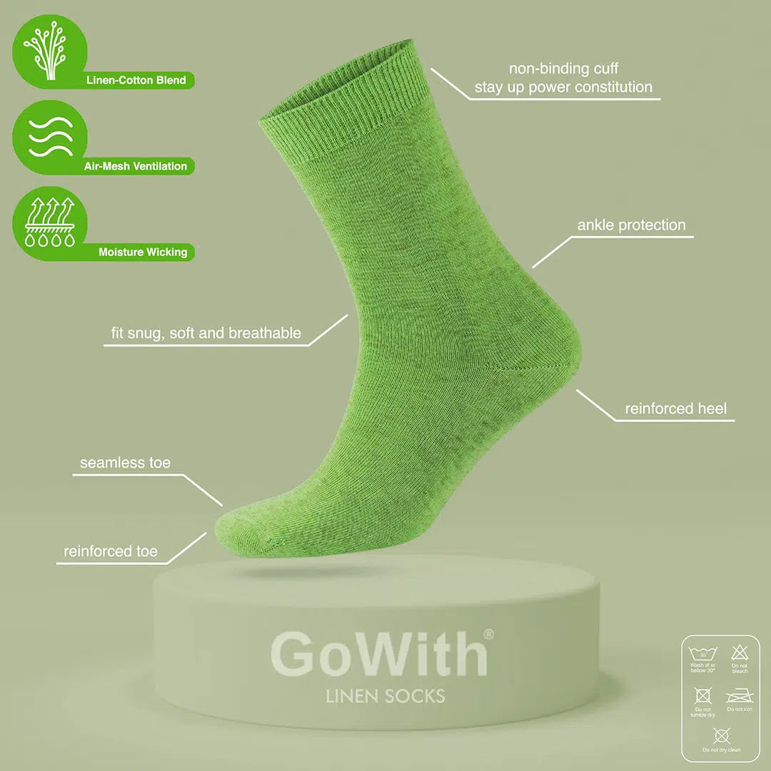 Colorful Dress Socks Thin Summer Socks for Women GoWith