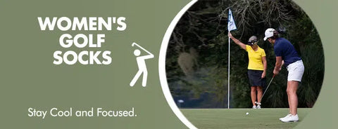 GoWith women's golf socks collection banner mobile