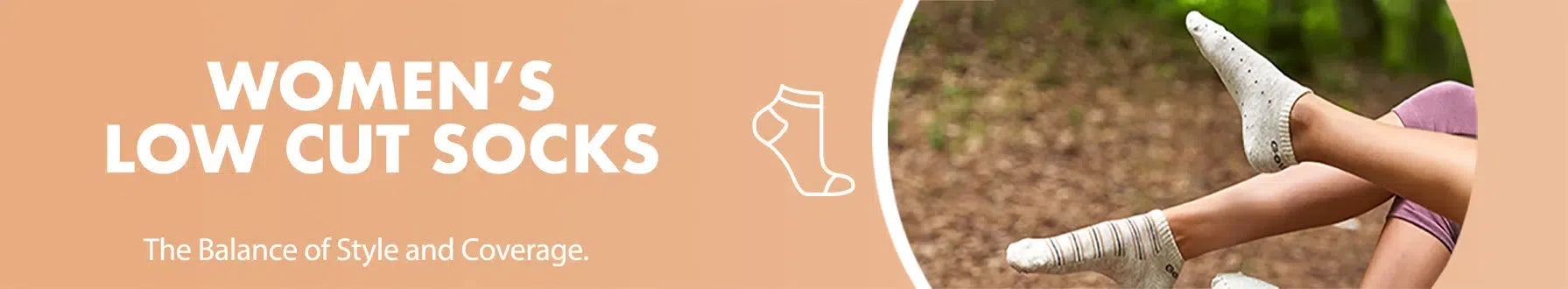 GoWith women's low cut socks collection banner desktop