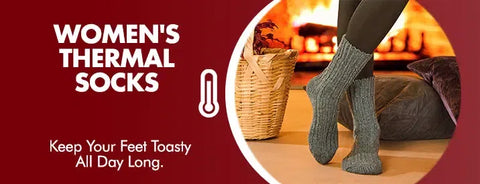 GoWith women's thermal socks collection banner mobile