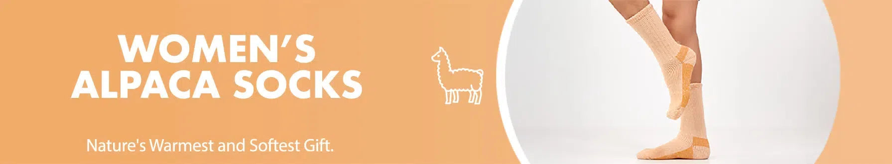 GoWith alpaca wool socks collection banner desktop
