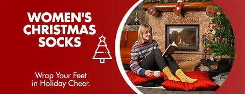 GoWith women's christmas socks collection banner mobile