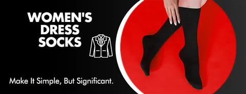 GoWith women's dress socks collection banner mobile