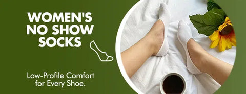 GoWith women's no show socks collection banner mobile