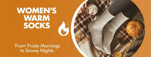 GoWith women's warm socks collection banner mobile